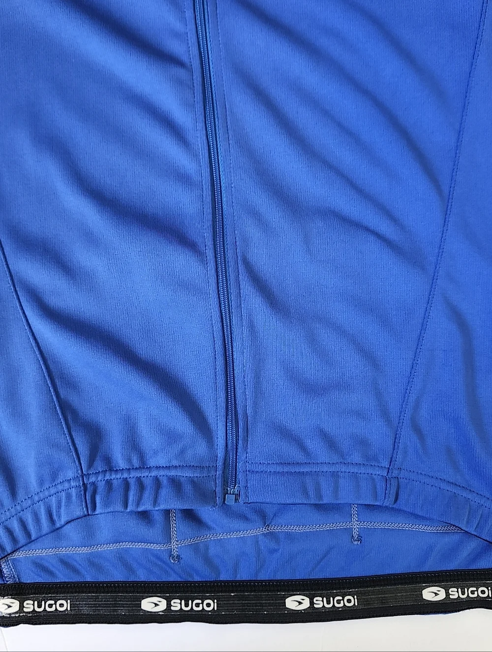 Sugoi Neo Jersey Full Zip Long Sleeve Cycling Jacket Mens L Blue Black